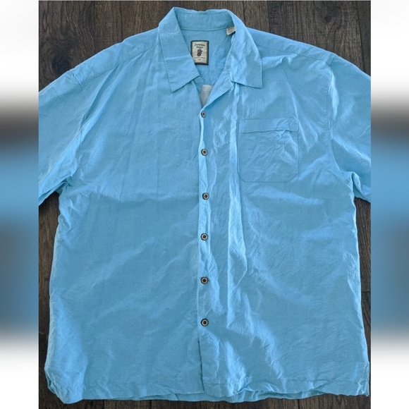 Jamaica Jaxx 100% Silk Relax Hawaiian Pin Up Stitched Camp Collar Shirt Mens XXL - Picture 2 of 12